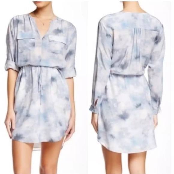 REBECCA TAYLOR tie dye Haze print silk dress size 2 - Picture 10 of 10
